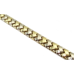  14ct gold link bracelet, stamped Aurafin14K Turkey, approx 11.1gm   