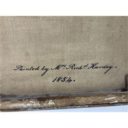 Mrs Richard Hardey (Hannah Maria Hudson) (Hull 1815-1865): George Earle (1782-1863) and Mary Foster - Half Length Portraits, pair oval oils on canvas, the latter signed and dated 1854 verso 74cm x 62cm (2) 

Notes: Hannah Maria Hudson, daughter of Wesleyan Minister Revd. Benjamin Brook Hudson and his wife Hannah, was born in Dumfries in 1815, but soon moved to Barrow upon Humber where her father was a minister. She married Mr Richard Hardey (1816-1889) on 23rd April 1840 and the couple moved to Hull. Hannah worked as a talented, if relatively unknown, portrait painter, working under the name of 'Mrs Richard Hardey'. Sadly, Hannah developed breast cancer and died in January 1865, while Richard went on to work as a successful portrait photographer. 

George Earle Jnr was the son of George Earle Snr (1748-1827), who migrated to Hull c.1777 and established himself as a stonemason, architect and speculative builder, and Mary Hargrave, daughter of stone mason and carver-gilder, Jeremiah Hargrave. George Jnr. married Mary Foster at St Mary's Church, Sculcoates on 19th February 1811, and, alongside his brother Thomas, established a business as Hull merchants who were, for a time, the town's leading importers of slate, stone, and Italian marble. In the 1851 census, he is listed as a 'Merchant, Ship Owner & Cement Manufacturer'. George Jnr's nephews Charles Foster Earle (1819-1870) and William Joel Earle (1824-1871) would go on to found C and W Earle (Earle's Shipbuilding) in 1845, having bought the Junction Foundry from James Livingston who built the first iron steam packet in 1831.