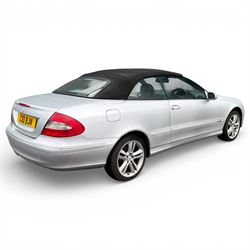 Mercedes-Benz CLK Cabriolet 280 Avantgarde, 3 Litre petrol, automatic, 2006, 2dr, 74500 Miles, convertible, silver, (C10 BJM)