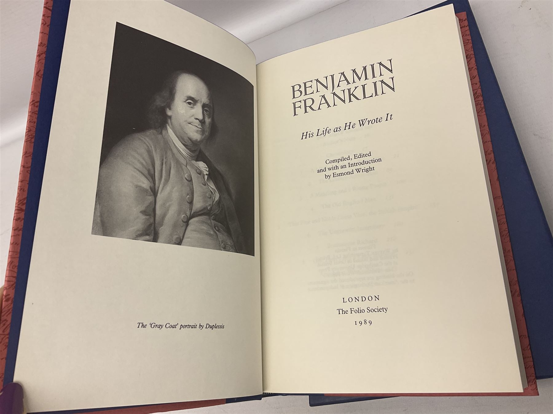 Folio Society; eighteen volumes, to include The Cathedrals of England, Redcoats and Rebels, The Gunpowder Plot, Civilisation, Benjamin Franklin 