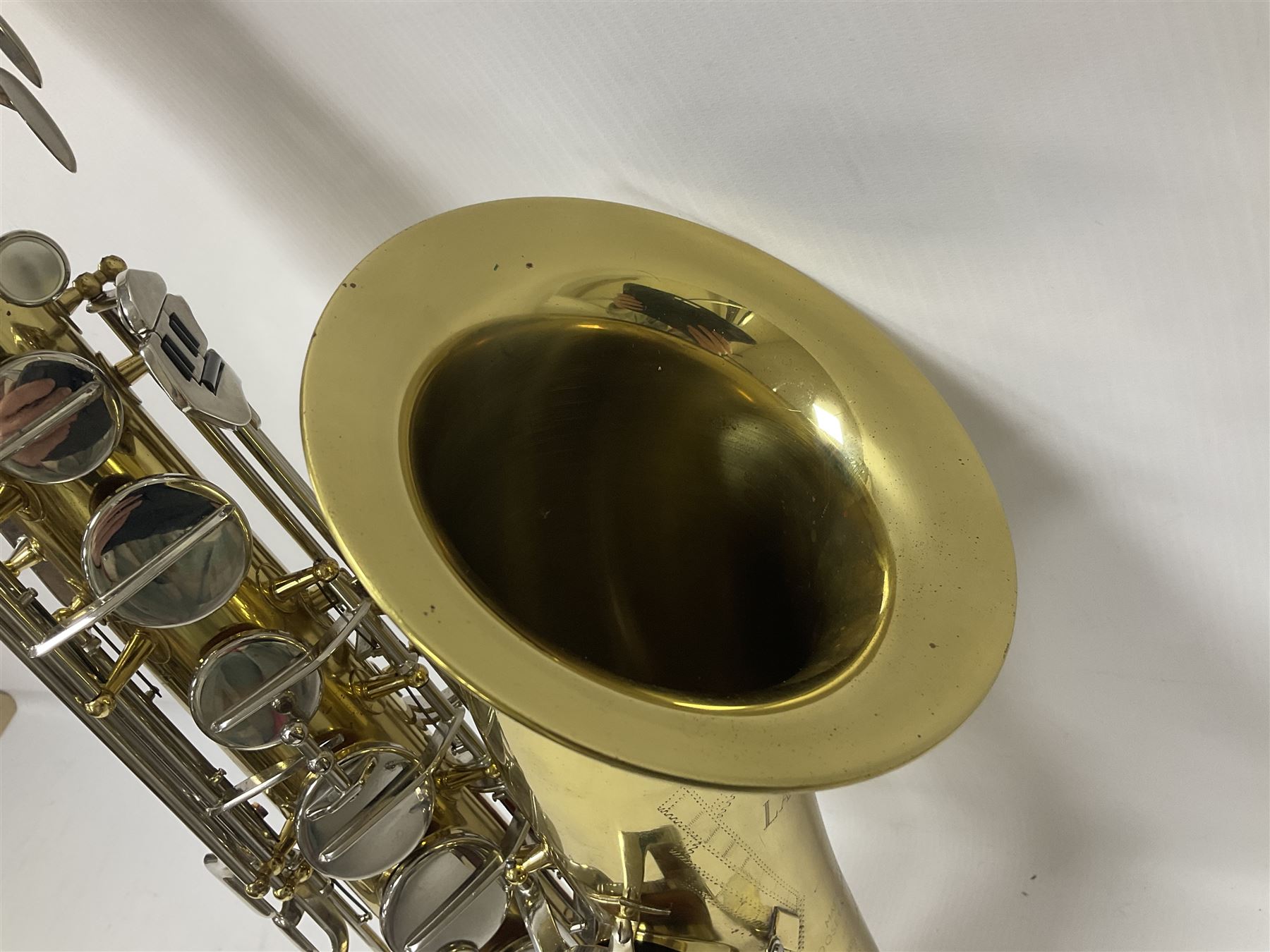 Lafleur by Boosey & Hawkes student tenor saxophone in fitted case with accessories, built in Czechoslovakia
 