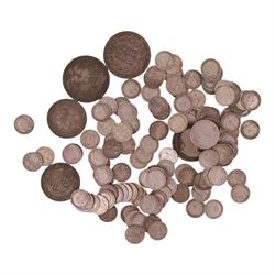 Approximately 260 grams of Great British pre-1920 silver coins