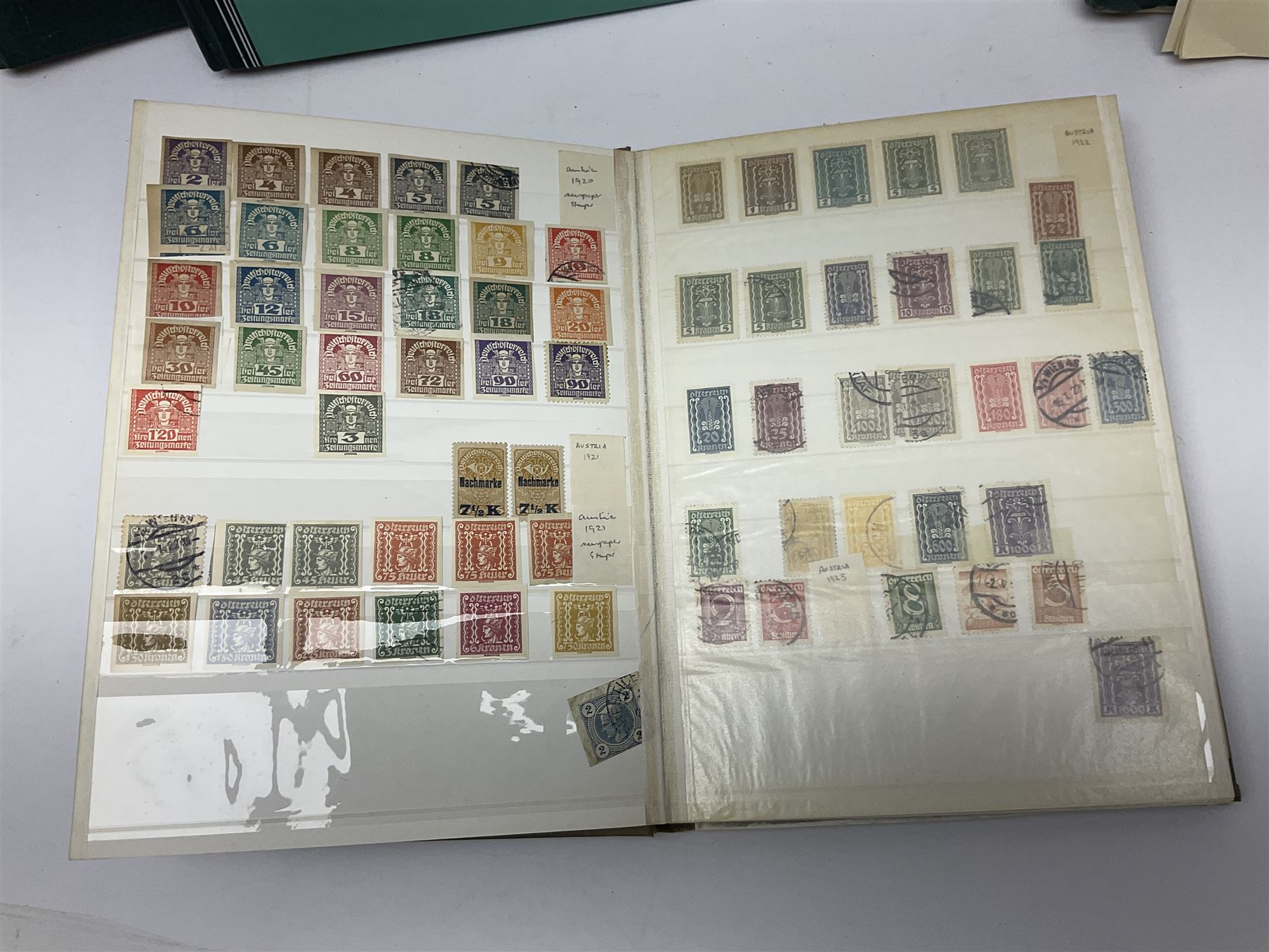 Queen Elizabeth II Great British first day covers with special postmarks and printed addresses, other covers, QEII used postage stamps, Basutoland, Southern Nigeria and other world stamps, housed in various albums, stockbooks, folders and loose, in one box