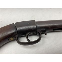 Early 20th  century Diana .177 air rifle with break-barrel action and adjustable trigger, no visible number, L108cm overall  NB: AGE RESTRICTIONS APPLY TO THE PURCHASE OF AIR WEAPONS.