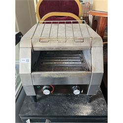 ToastMax electric conveyer toaster- LOT SUBJECT TO VAT ON THE HAMMER PRICE - To be collected by appointment from The Ambassador Hotel, 36-38 Esplanade, Scarborough YO11 2AY. ALL GOODS MUST BE REMOVED BY WEDNESDAY 15TH JUNE.