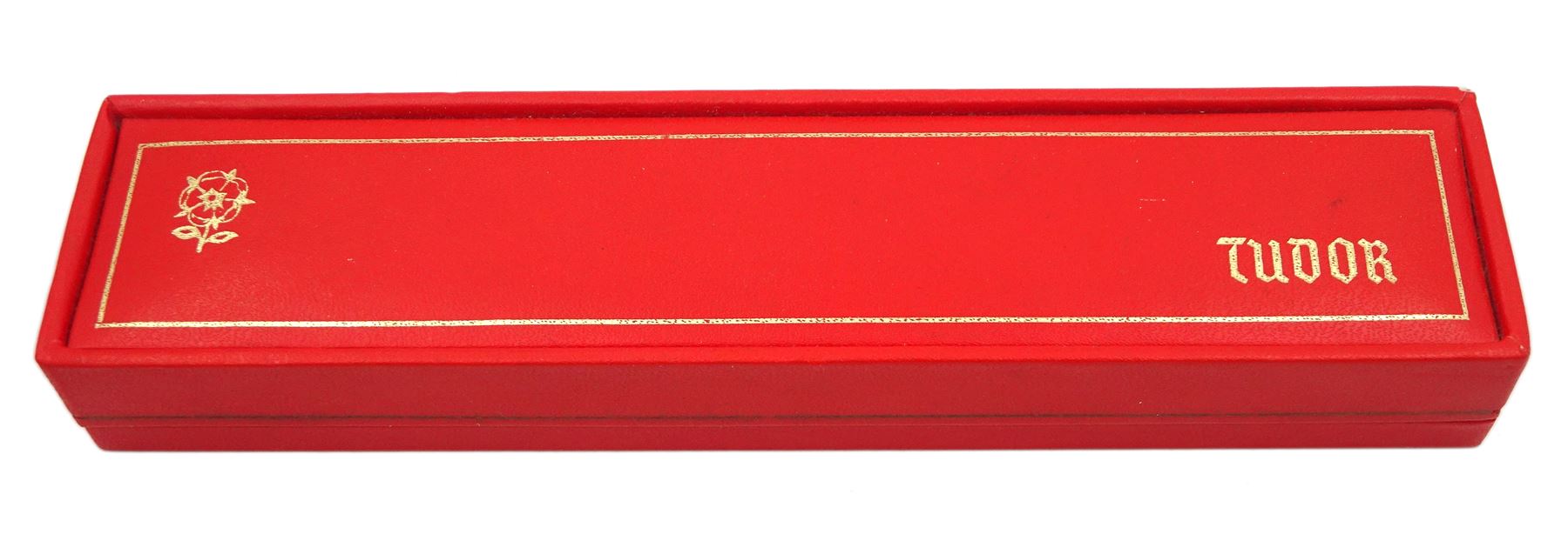 Tudor Royal ladies 9ct gold manual wind wristwatch, Birmignham1965, on original 9ct gold Rolex strap, hallmarked, boxed