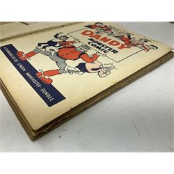 Collection of Vintage children's annuals, to include a number of Rupert the Bear examples dating from the 1940's, comprising 'The New Rupert Book' 1947, 'More Adventures of Rupert' 1947, 'A New Rupert Book' 1945, 'Rupert In More Adventures' 1944,  'More Rupert Adventures' 1943 and two examples of 'The Rupert Book' dated 1941 and 1948