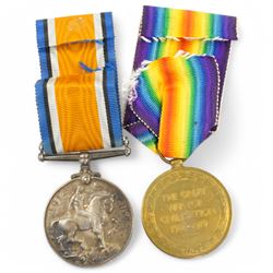 Pair of WWI British medals comprising War and Victory medals to 58400 Pte S Anyon Royal Welsh Fusiliers, another pair to 64889 Pte W Riddick, Liverpool Rifles and a pair of  WWII War Medal and 1939-45 Star to Major W R A Birch