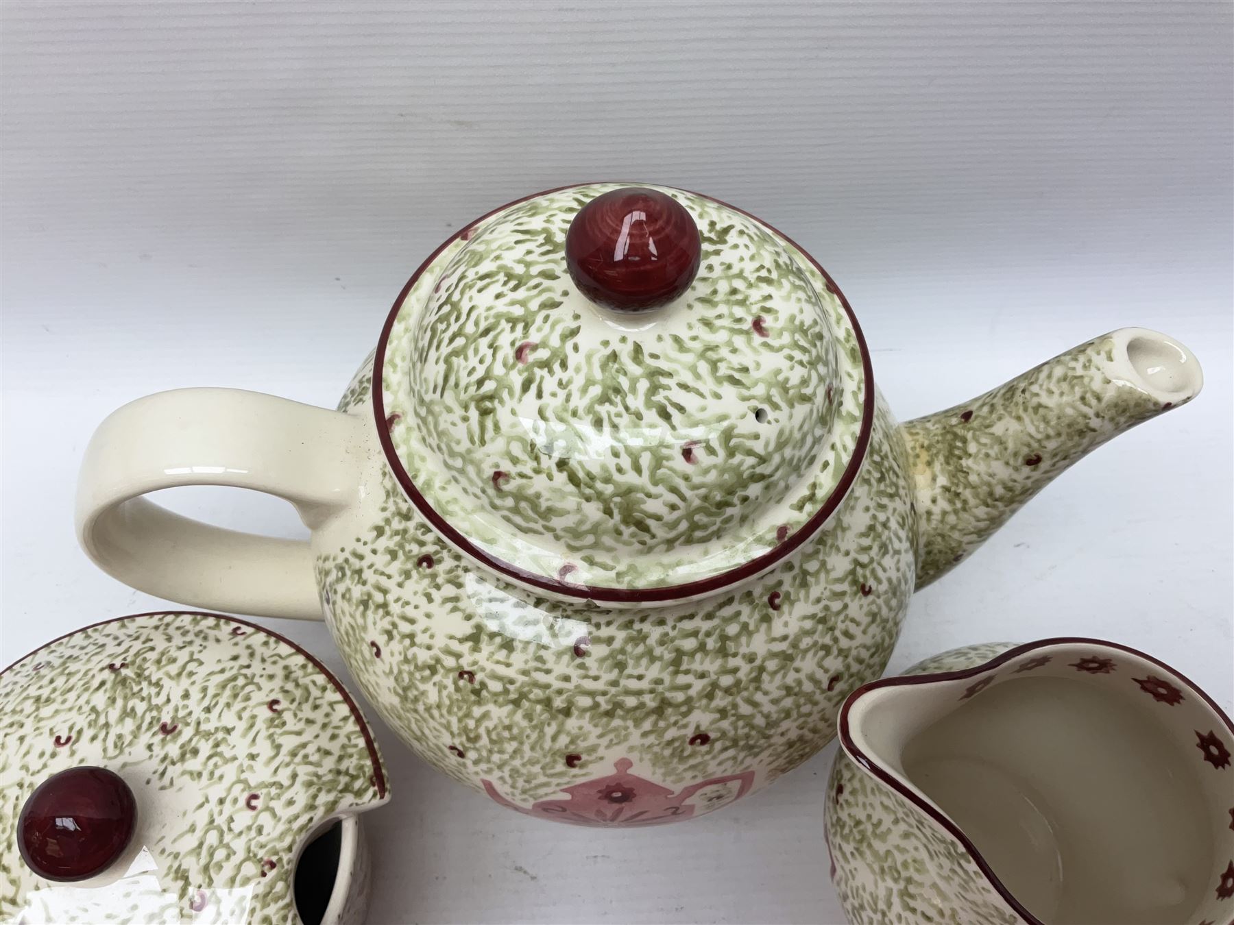 Emma Bridgewater for Betty's Tearoom teapot , sugar bowl and milk jug (3)