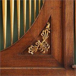 Late 18th century Chamber Organ by Thomas Elliot of London 1790.
Single manual organ, four octave keyboard with 54 keys C-f3, A=448, with Ivory naturals and ebonized sharps, makers’ name engraved on an ivory cartouche, detachable key cover, and music desk (in need of attention). With four speaking stops. Stopped Diapason, Open diapason, Principal and Fifteenth. Crank/pedal operated single rise bellows also provided with an electric blower. Original case with display pipes and candle sconces (one damaged). All pipework present: however there are some damaged pipes, cyphers, and several pipes require re-location in the soundboard, the instrument plays, but some parts of the action and blower will require attention/repair and adjustment.

Given the intricate nature of these historic instruments, specialist support will be available if required – including a professional organ builder prepared to undertake full dismantling and reassembly – to assist successful buyers with safe removal and onward handling. Price upon application.


This item has been registered for sale under section 10 of the APHA Ivory Act Reference EH8B3YPL