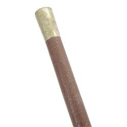 Swagger Stick, WWI 10th Batt. London and a scarce Horse Guards Riding crop, crop L88cm
