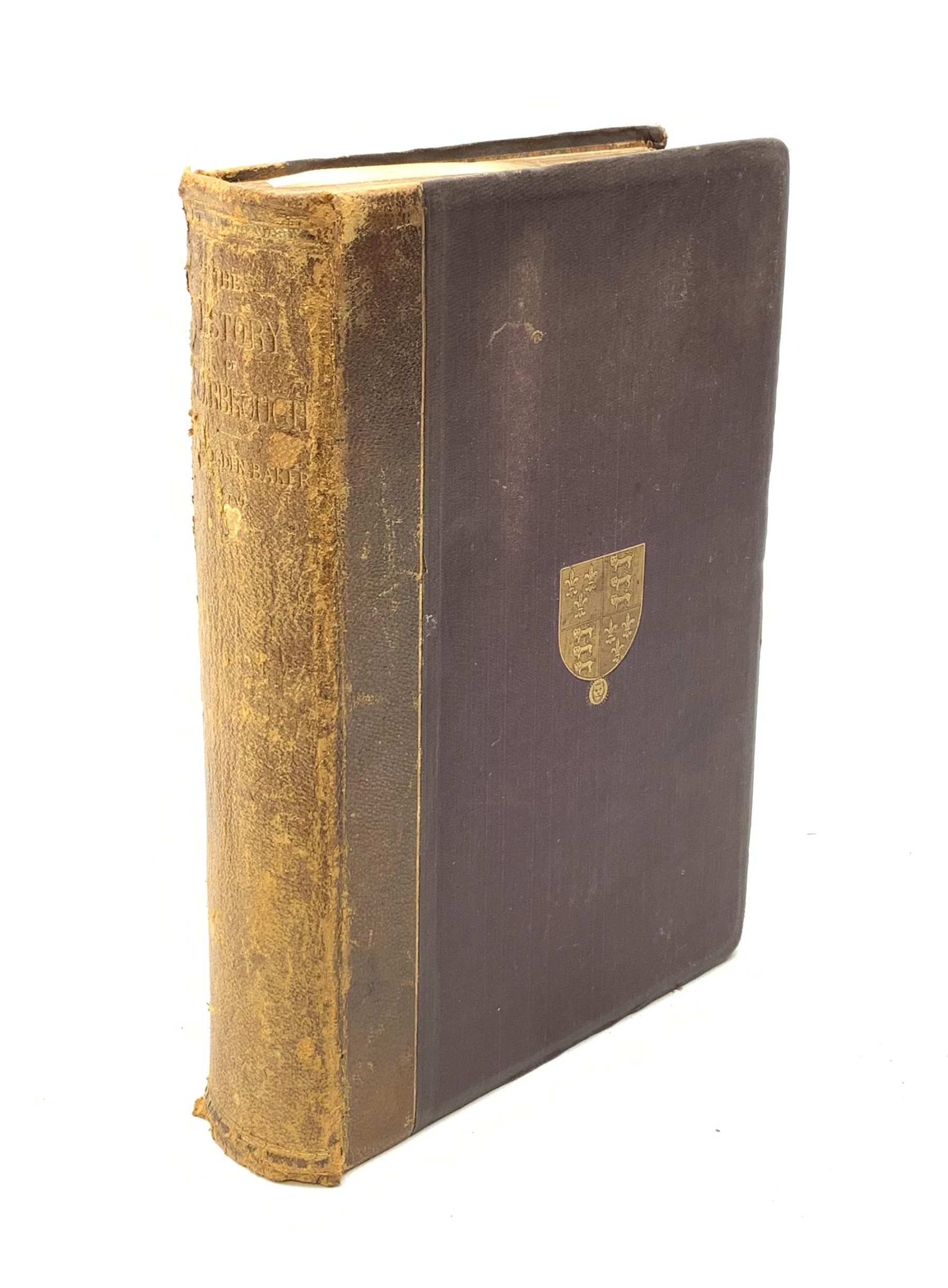  Brogden Baker Joseph : History of Scarborough from the Earliest Date 1882. Limited large paper edition No.24/100, black/white illustrations with fold out, inscribed 'Presented by the Author' 1vol  