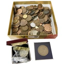 Great British and World coins, pre-decimal pennies and other denominations, commemorative crown etc