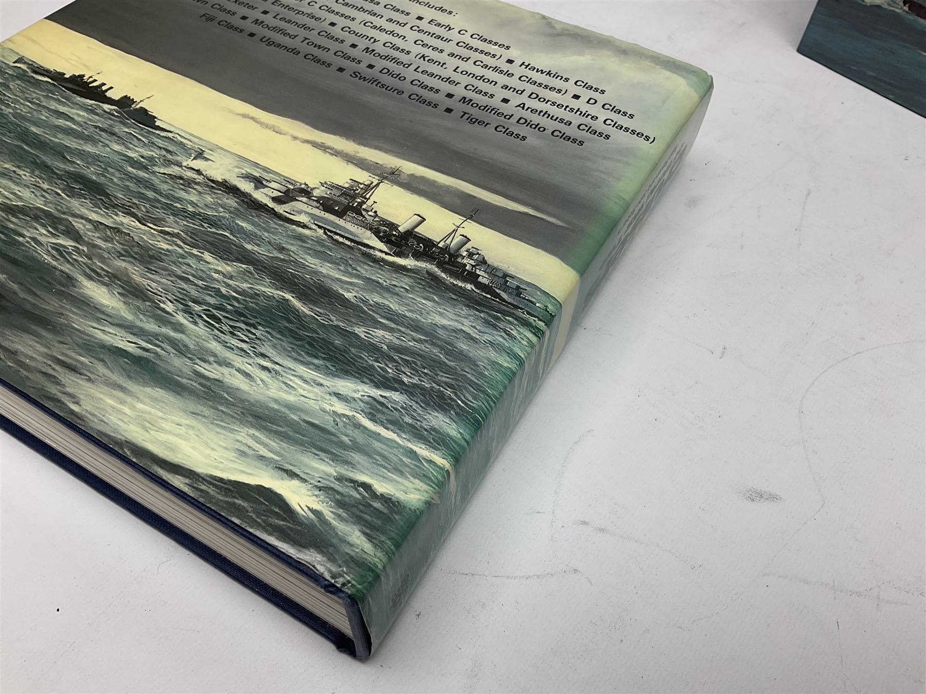 Raven & Roberts: two volumes - British Battleships of WW2. 1981 Third impression; and British Cruisers of WW2. 1980; both with dustjacket (2)