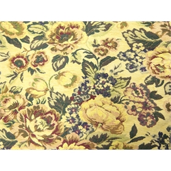  Bolt of floral pattern upholstery material, approx. 12 x 1.5 meters  