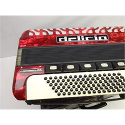  Delica Carmen 24 piano accordion, 96 Bass, in fitted hard case  