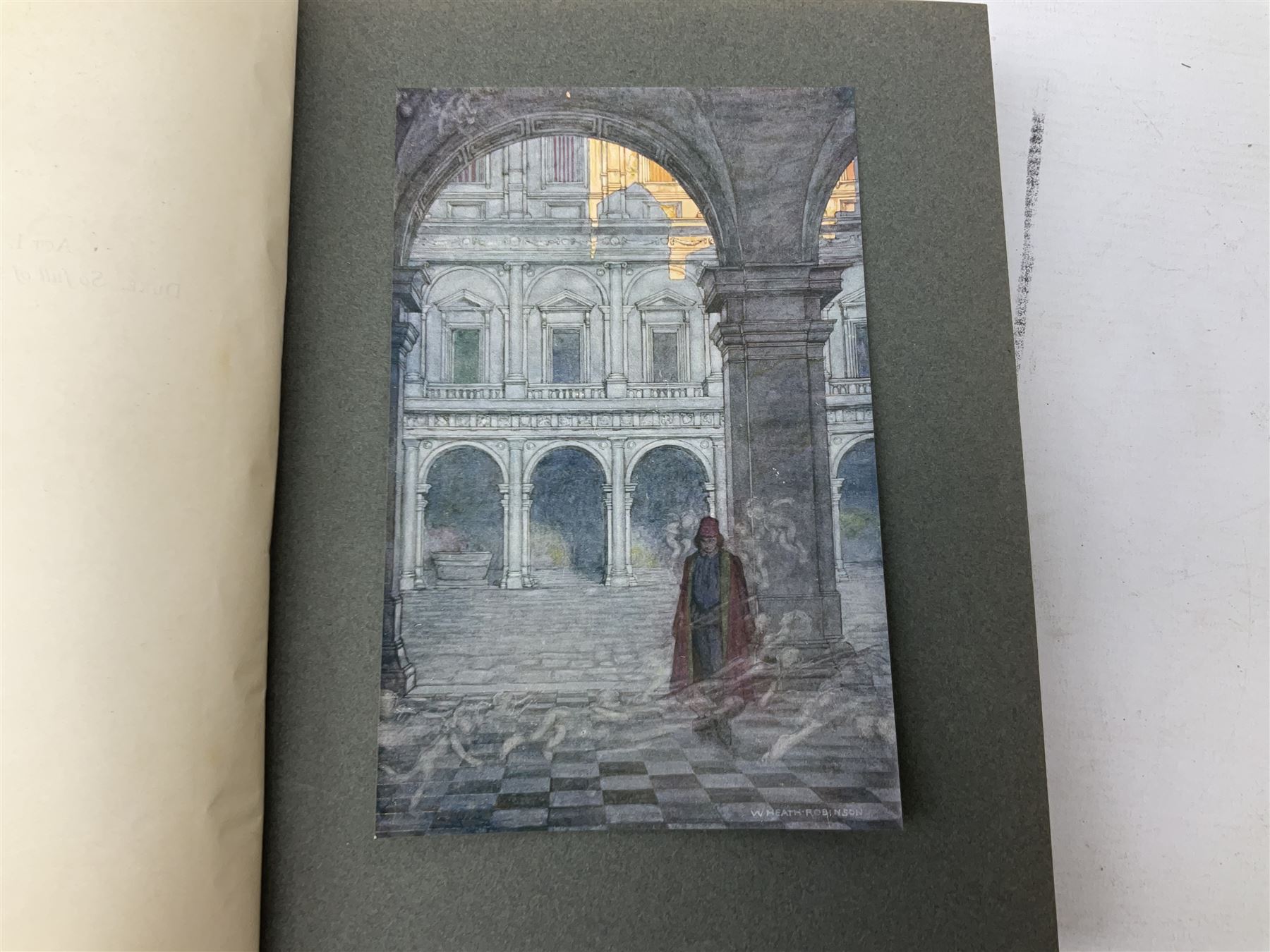 Shakespeare, William: Shakespeare's Comedy of Twelfth Night, or What You Will, illustrated by William Heath Robinson, Andersen, Hans Christian: Hans Andersen's Fairy Tales, illustrated by William Heath Robinson, Barrie, J.M: Peter Pan in Kensington Gardens, illustrated by Arthur Rackham, Sitwell, Sacherverell: Dance of The Quick and the Dead' and Johann Wolfgang von Goethe. Iphigenie auf Tauris