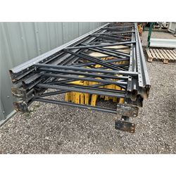 Steel industrial pallet racking with uprights (6), and beams (24) with additional decking  - THIS LOT IS TO BE COLLECTED BY APPOINTMENT FROM DUGGLEBY STORAGE, GREAT HILL, EASTFIELD, SCARBOROUGH, YO11 3TX