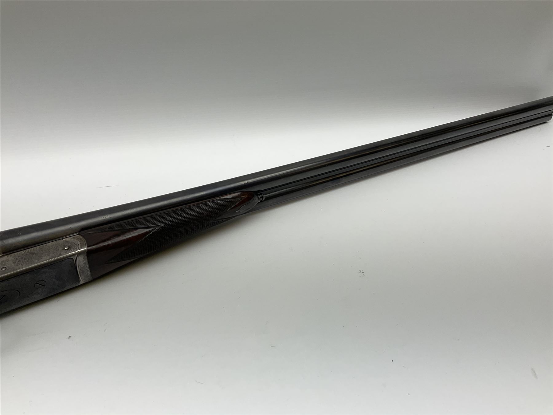 Fred Williams London & Birmingham 12-bore side-by-side double barrel box-lock non-ejector sporting gun with 2 1/2