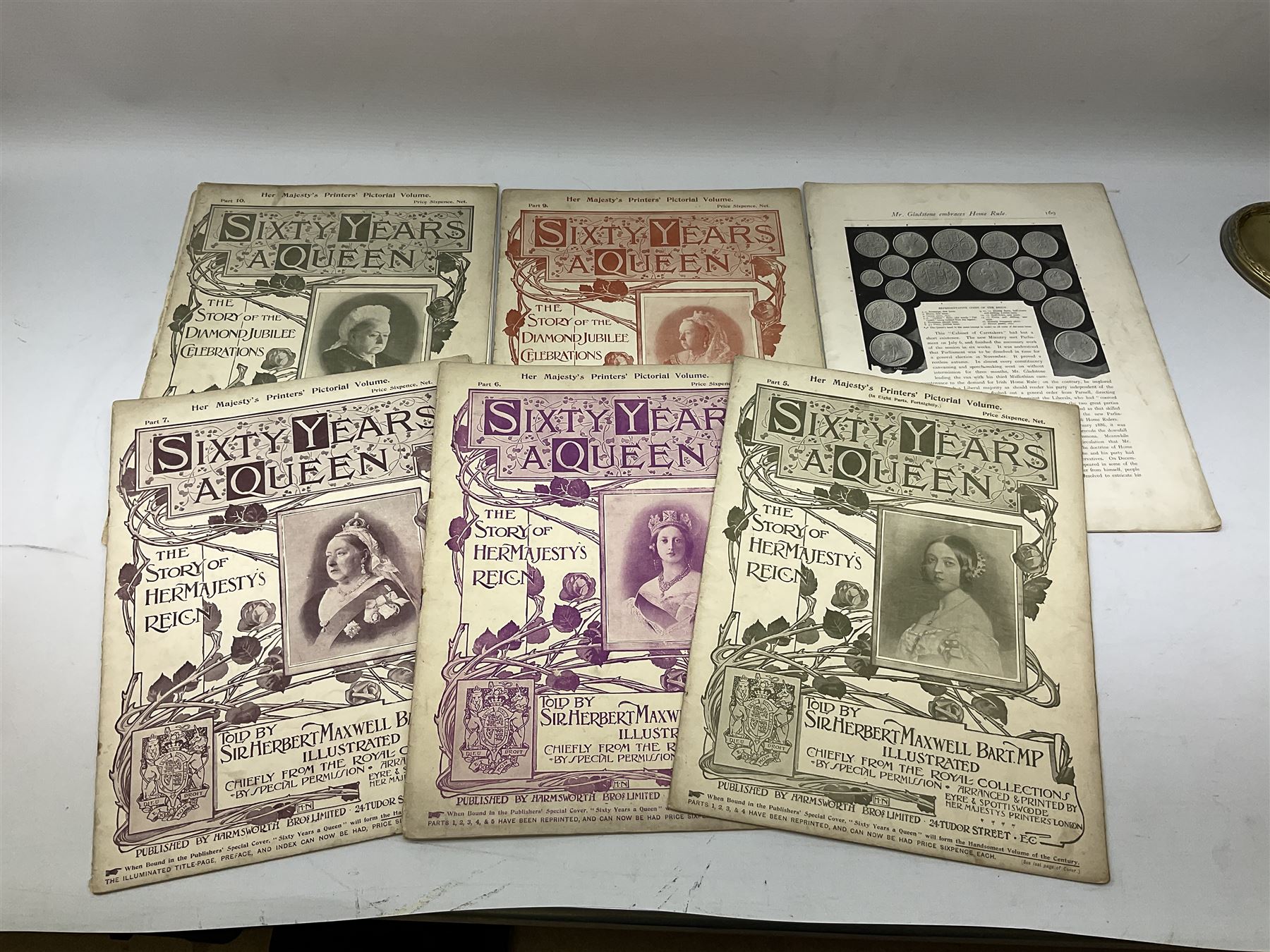 Olive wood lidded urn/vase, brass inkwell, Art Deco style perpetual desk calendar, leather bound Chesterman tape measure, brass roasting spit, Punch Magazines etc