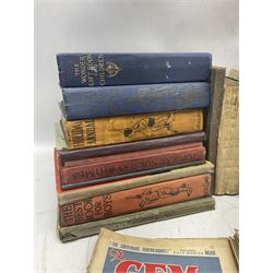 1930s Glevum Series boxed set of 'Coloured and Polished Building Bricks' with instructions; and quantity of 19th century and later children's books including The Fairy-Land of Science by Arabella B. Buckley. 1879; The Wonder Gift Book for Children 1933; The Greyfriars Holiday Annual 1938; The Willie Waddle Book 1933; twelve editions of School Boys Own Library 1937/8; Rainbow Annual 1952 etc