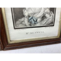 Victorian silhouette; after Josepha Reynolds 'A Bacchante', 19th century print; after John Hoppner pair 19th century colour prints, Frank Paton 'Not at Home', etching signed in pencil, together with etching, engraving and frame (9)