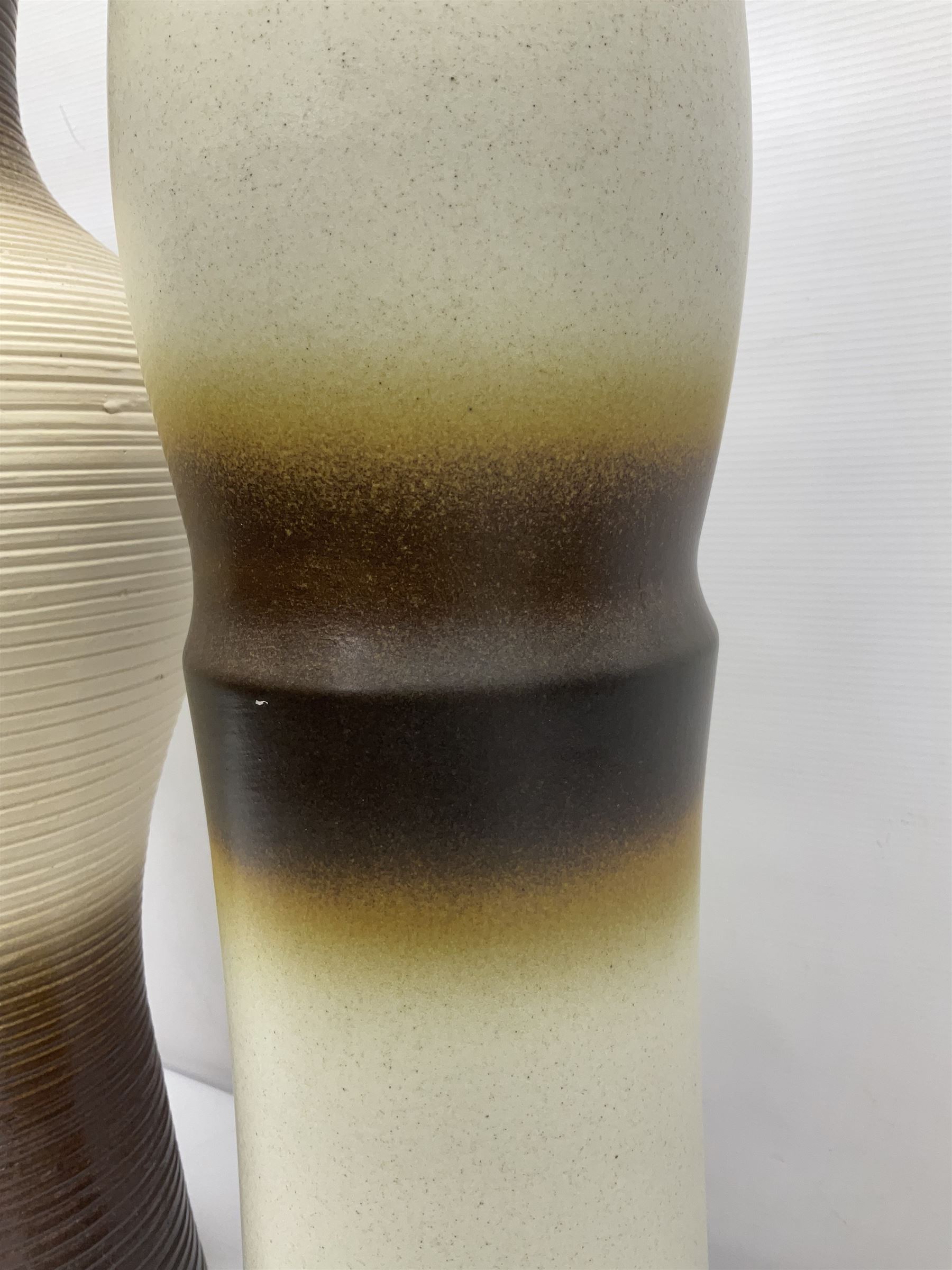 Ditmar Urbach Nora vase, together with another similar vase, Nora vase H64cm