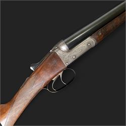 Atkinson & Griffin, 16 bore, double trigger, boxlock side by side shotgun, 71cm (28
