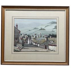 Colin Verity (British 1924-2011): Yorkshire Village Scene, watercolour signed 29cm x 37cm