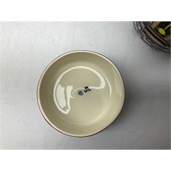 Moorcroft Nursery Rhyme Series Hickory Dickery Dock pattern ginger jar  designed by Nicola Slaney, 2005 limited edition 108/250, printed and painted marks beneath, with original box H16cm