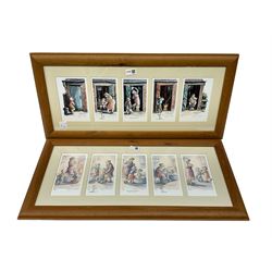 After Margaret Clarkson (British 1941-): 'Wash With Mother' 'Porridge Again' and 'Shoe Shine Boy', three limited edition colour prints signed and numbered together with two more framed prints after the artist each comprising of five limited edition signed colour prints max 28cm x 38cm (5)