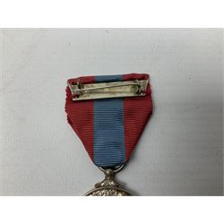 Case engraved Imperial Service Medal for civilian Ethel Barker 