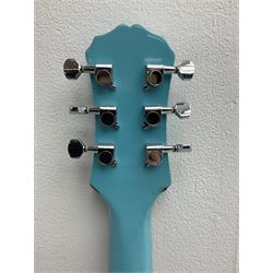 Epiphone Junior Model electric guitar in blue, serial no.C197013908 L98cm
