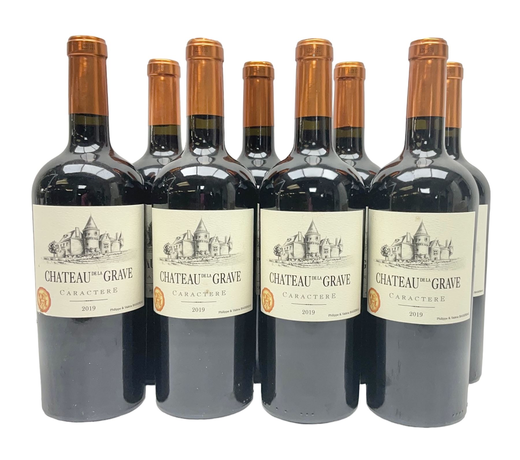 Château de la Grave ‘Caractère', 2019, Côtes de Bourg, 750ml, 14% vol, eight bottles 