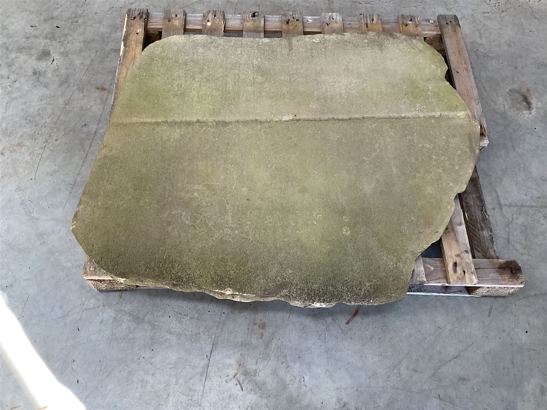 Aislaby quarry hand cut stone table top or slab