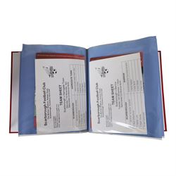 Comprehensive collection of approximately two hundred and thirty Scarborough FC football programmes for the 2003/04, 2004/05, 2005/06 and 2006/07 seasons, all filed within eight dedicated Scarborough FC red Home and Away binders