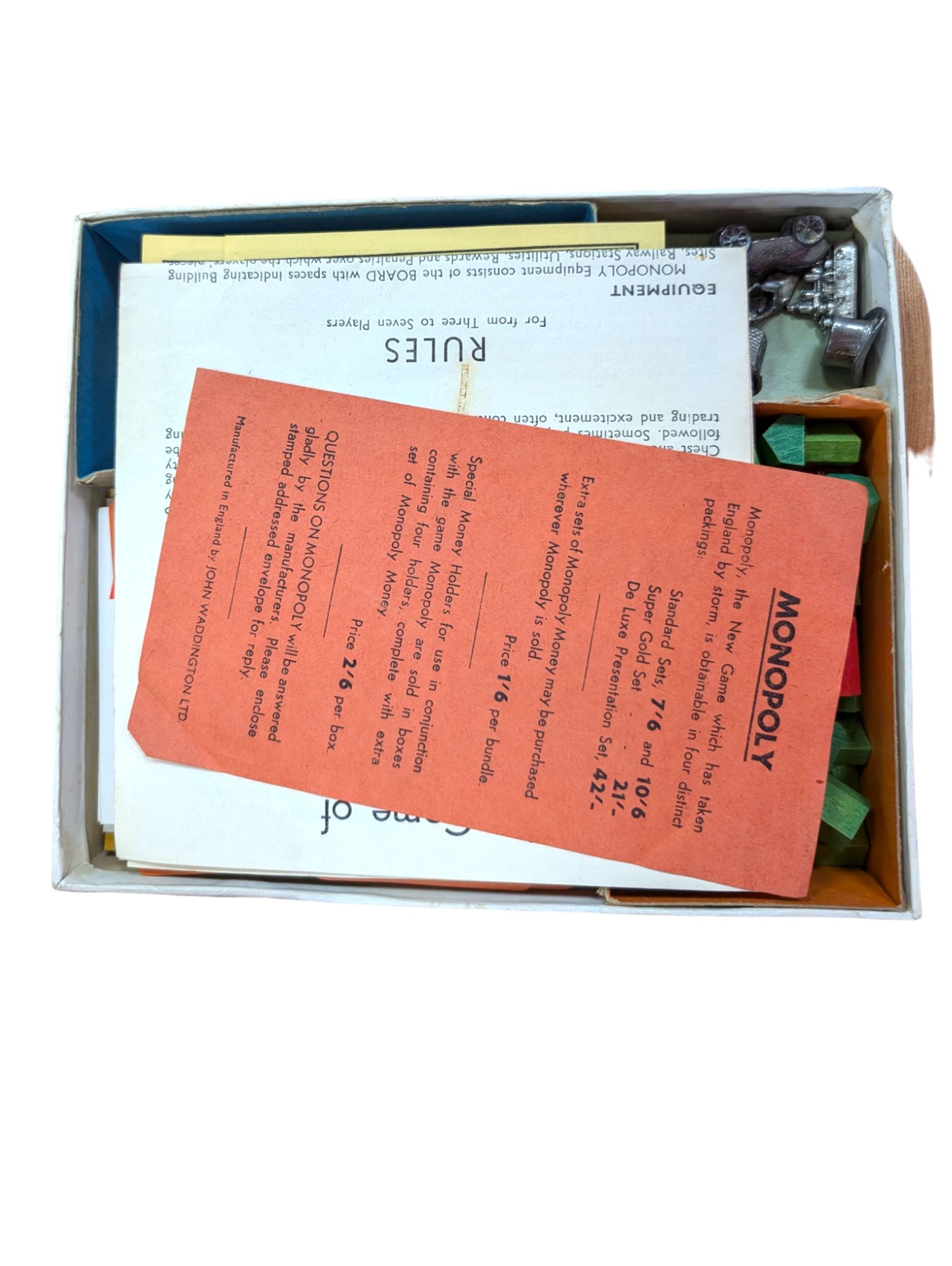 Vintage Monopoly, including boxed Swedish version and boxed note holders