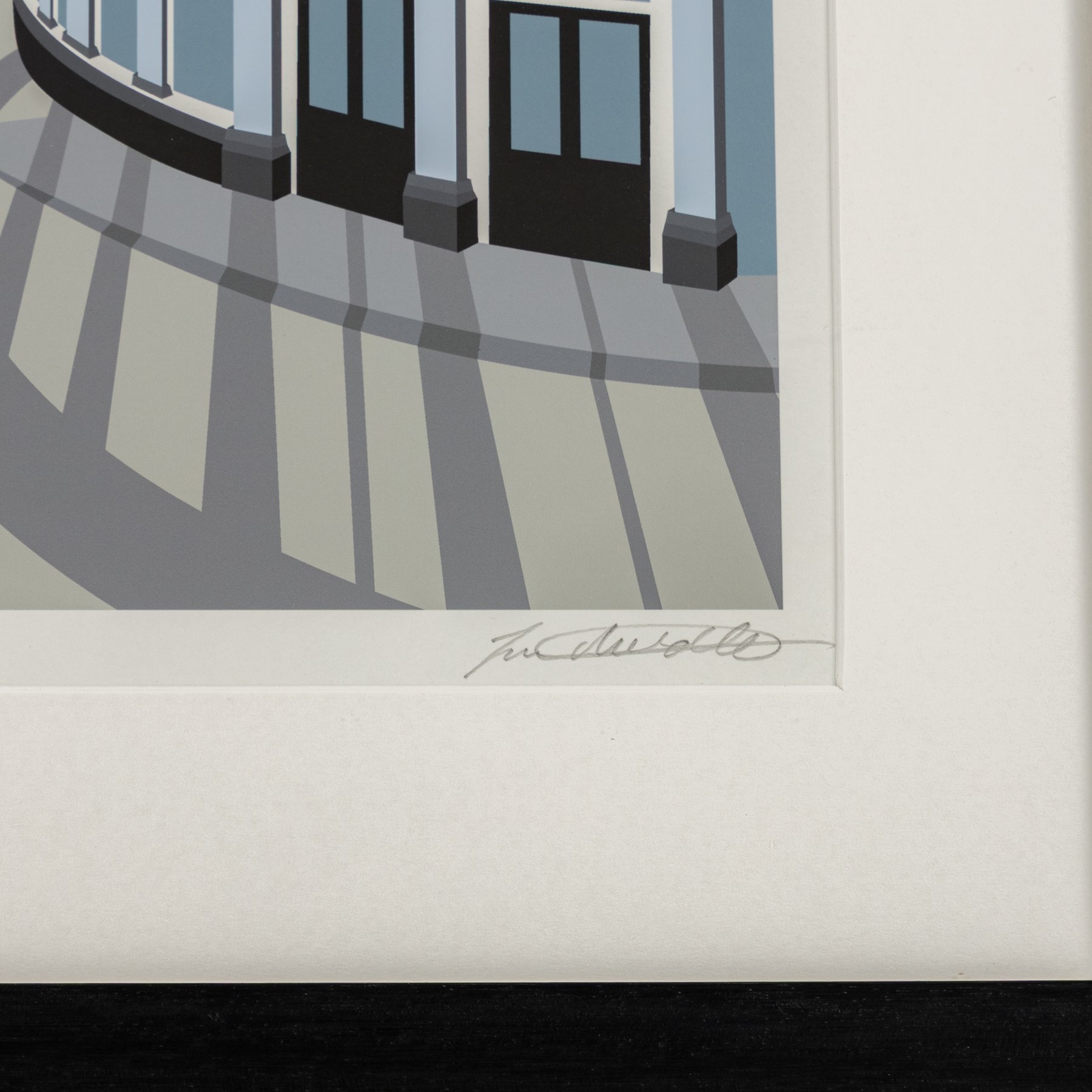 Ian Mitchell (British Contemporary): 'The Spa - Scarborough', limited edition digital lithograph signed titled and numbered 102/250 in pencil 29.5cm x 41.5cm