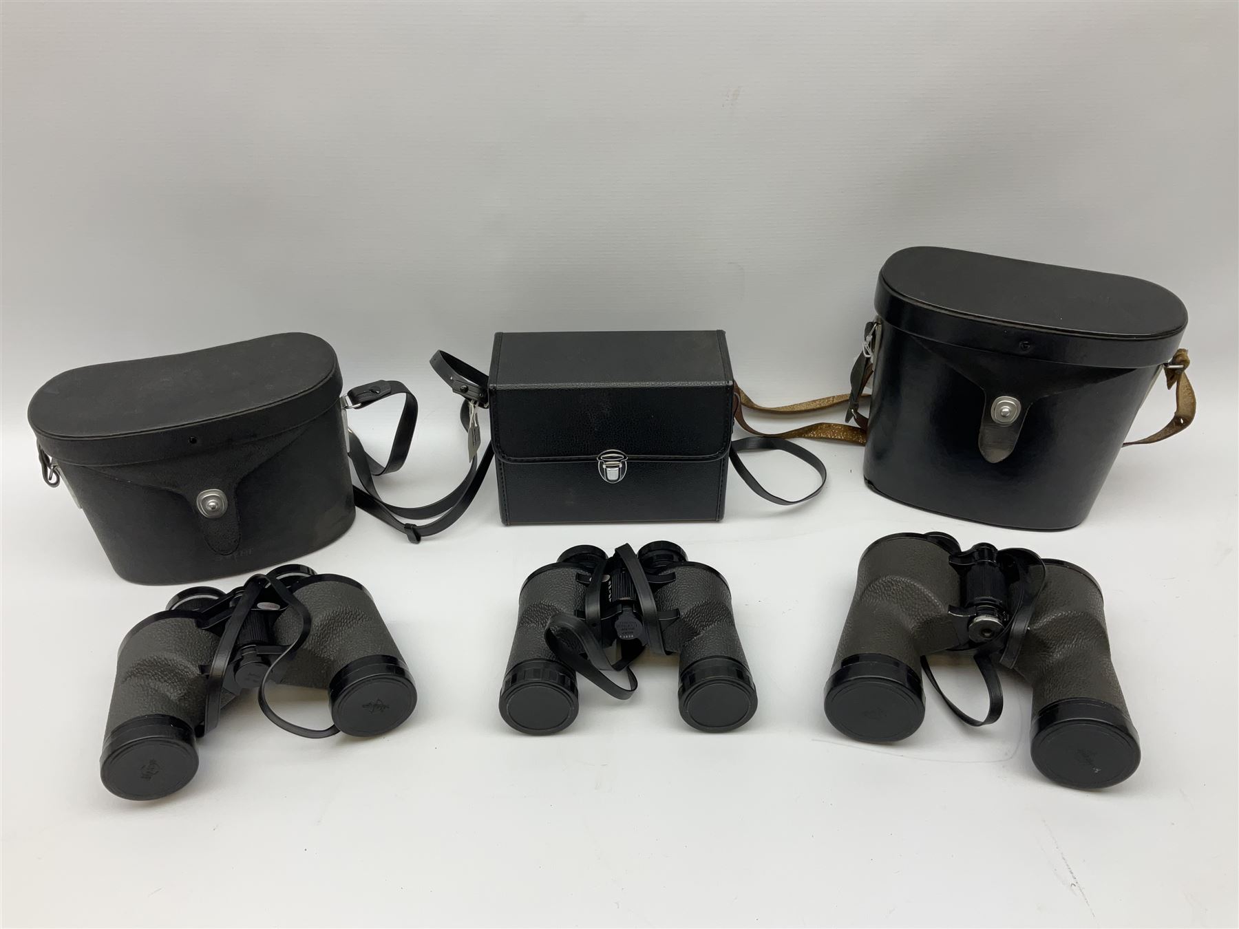 Seven cased pairs of Swift binoculars, to include Ranger Mk I 10x50, Saratoga Mk II 8x40, Newport 10x50, Audubon 8.5x44 etc