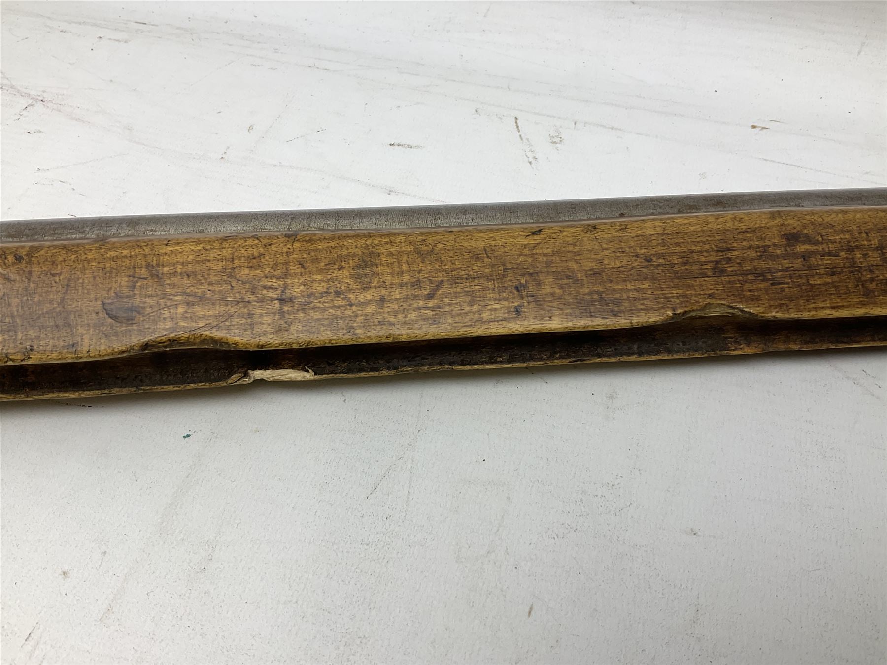 SHOTGUN CERTIFICATE REQUIRED - Modern 20-bore matchlock muzzle loading Civil War type musket, with 92.5cm(36