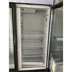 TEFCOLD NC5000G double commercial fridge, with shelves, (three months old, with little use) - THIS LOT IS TO BE COLLECTED BY APPOINTMENT FROM DUGGLEBY STORAGE, GREAT HILL, EASTFIELD, SCARBOROUGH, YO11 3TX