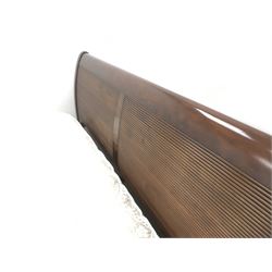 French cherry wood SuperKing sleigh bed with mattress 