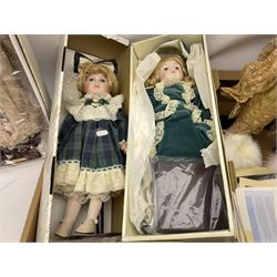 Quantity of Alberon dolls, to include Millie, Michelle, Simone, Emily, Sophie, some with boxes