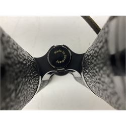 Eleven pairs of binoculars, to include Zeiss Wetzler 20x50, Taylor-Hobson Bino Prism No.2 Mk.III military stamped 1943 with broad arrow,  Swift Tecnar 16x50, J.T Coppock Oceanic Bloomed 10x50, Hensoldt Wetzlar Dialyt 7x42 etc