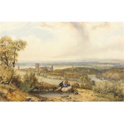 William R Robinson (British Mid-19th century): Richmond - North Yorkshire, watercolour sig...