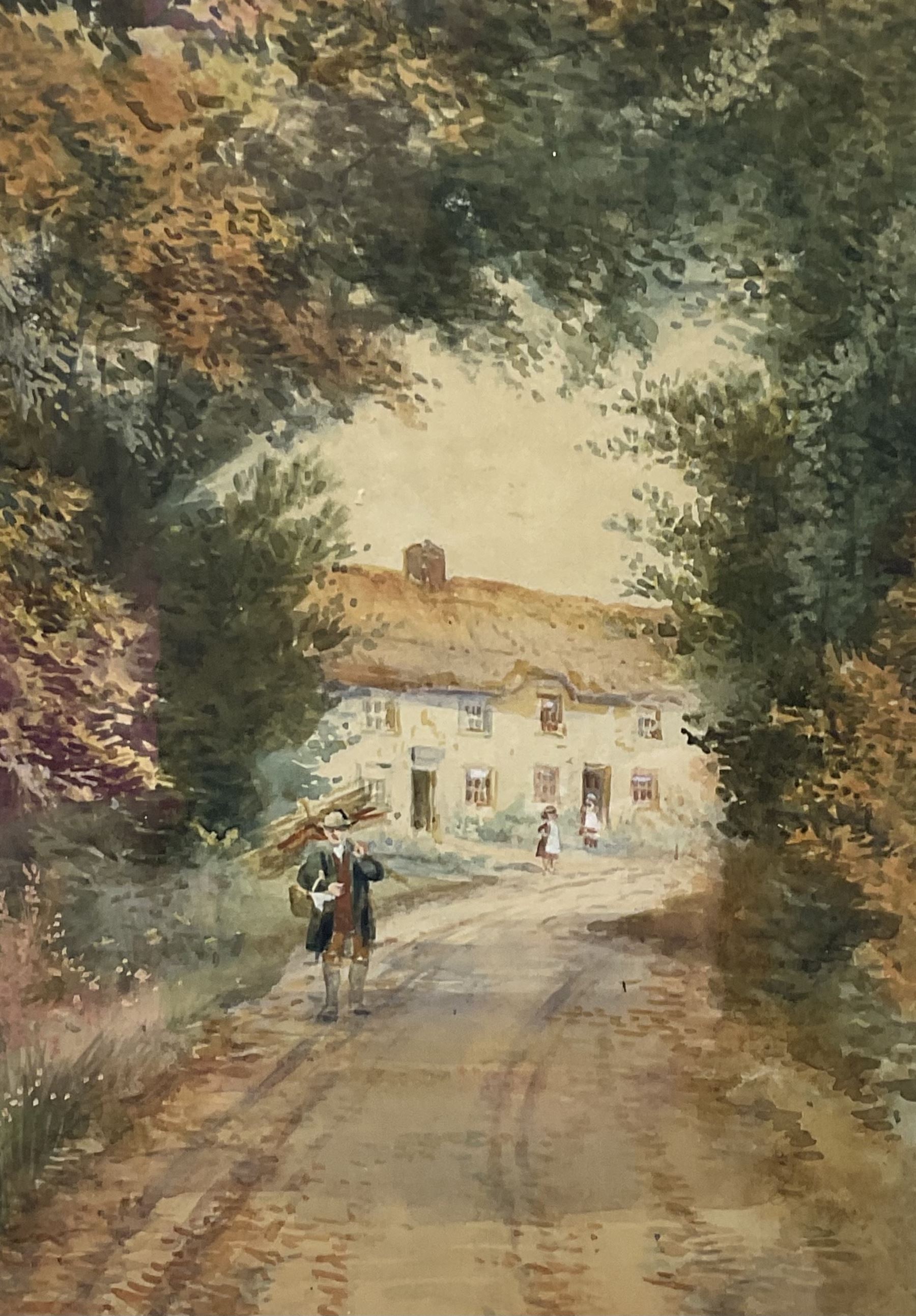John Wynne Williams (British fl.1900-1920): 'Forge Valley' and 'Paradise', pair watercolours signed, titled on mount 33cm x 20cm (2)