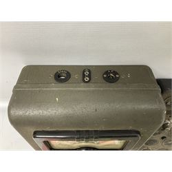 AVO valve tester, British Patent 480752 by the Automatic Coil Winder & Electrical Equipment Co Ltd, together with 16-type plug board with connecting lead, AVO wide range signal generator with original instruction manural and AVO multimeters mk2 and mk4 etc