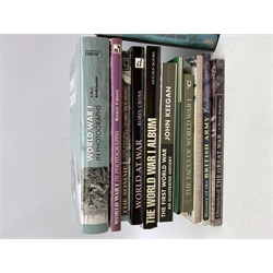 Nineteen modern books including The Western Front Experience by Gary Sheffield in slip case, boxed set of three on WW1 etc; together with a boxed set of 20th Century Warfare CD-ROMS etc