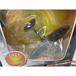Corgi Aviation Archive Warbirds - seven series one and one series two, all boxed (8)