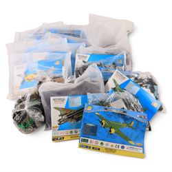 Fourteen Cobi Bricks model kits, mostly Historical Collection aircraft, unboxed with instructions 